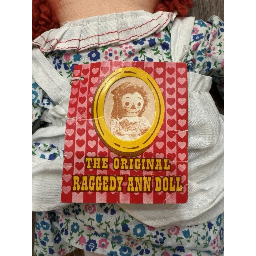 Vintage 70's Knickerbocker‎ Raggedy Ann Doll 15